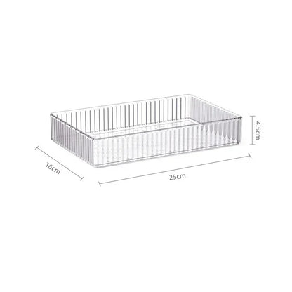 Clear Modular Drawer Organizer Bins