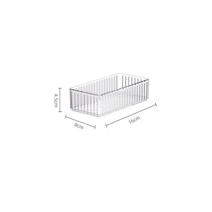 Clear Modular Drawer Organizer Bins