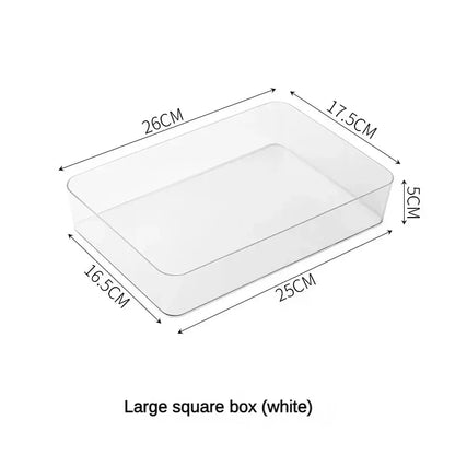 Clear Modular Drawer Organizer Bins
