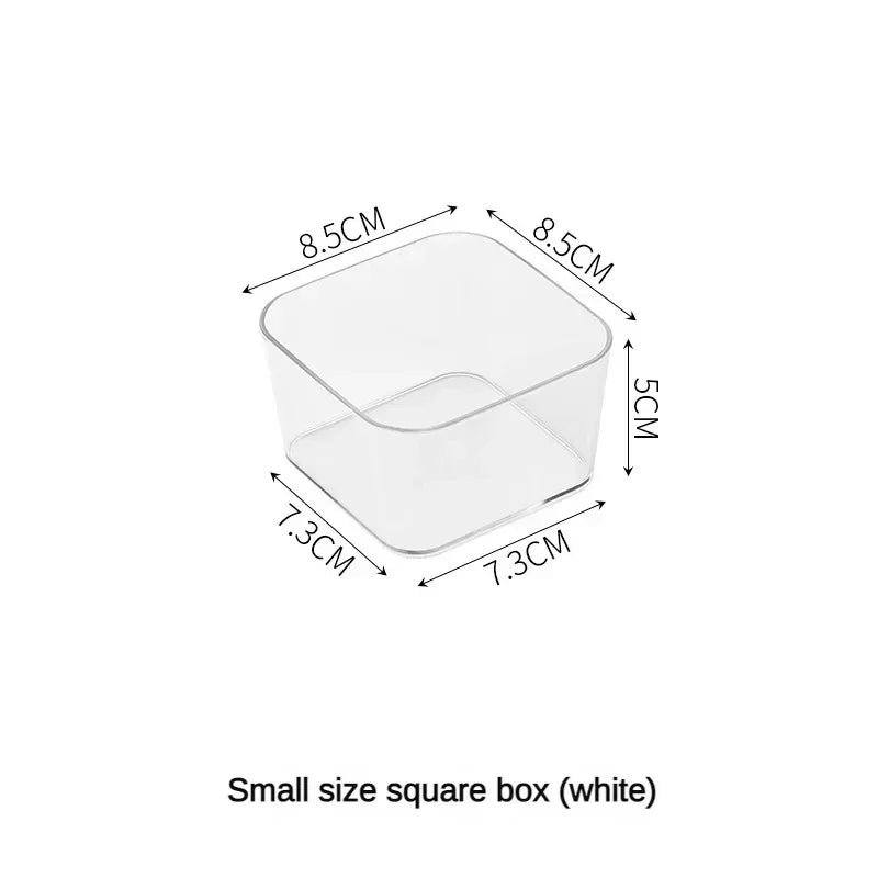 Clear Modular Drawer Organizer Bins