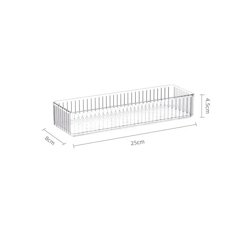 Clear Modular Drawer Organizer Bins