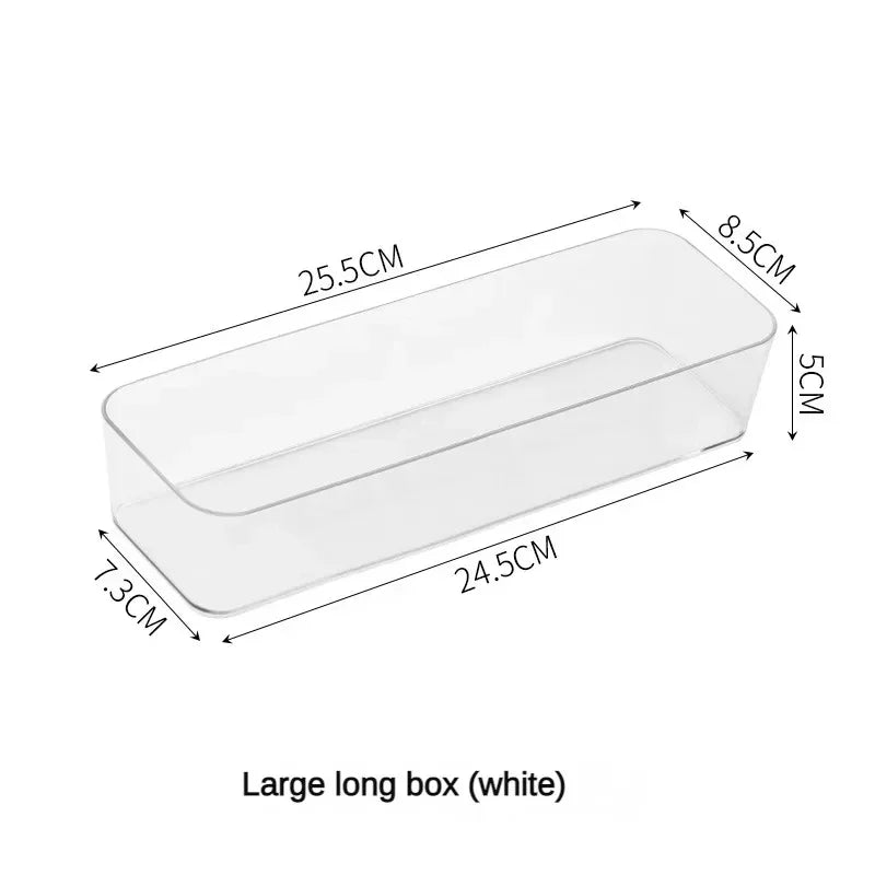 Clear Modular Drawer Organizer Bins