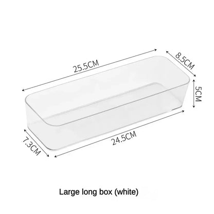 Clear Modular Drawer Organizer Bins