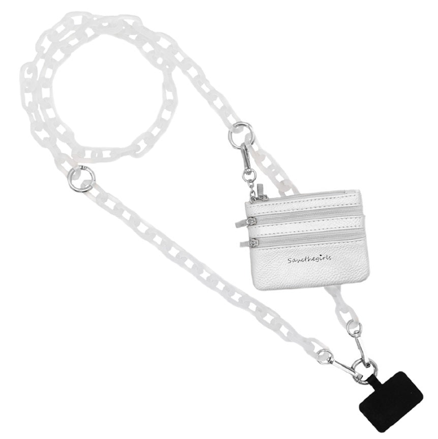 Hands-Free Phone Chain + Essentials Pouch