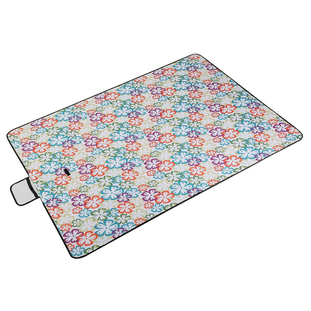 60" x 78" Waterproof Picnic Blanket Handy Mat with Strap Foldable Camping Rug for Camping Hiking Grass Travelling