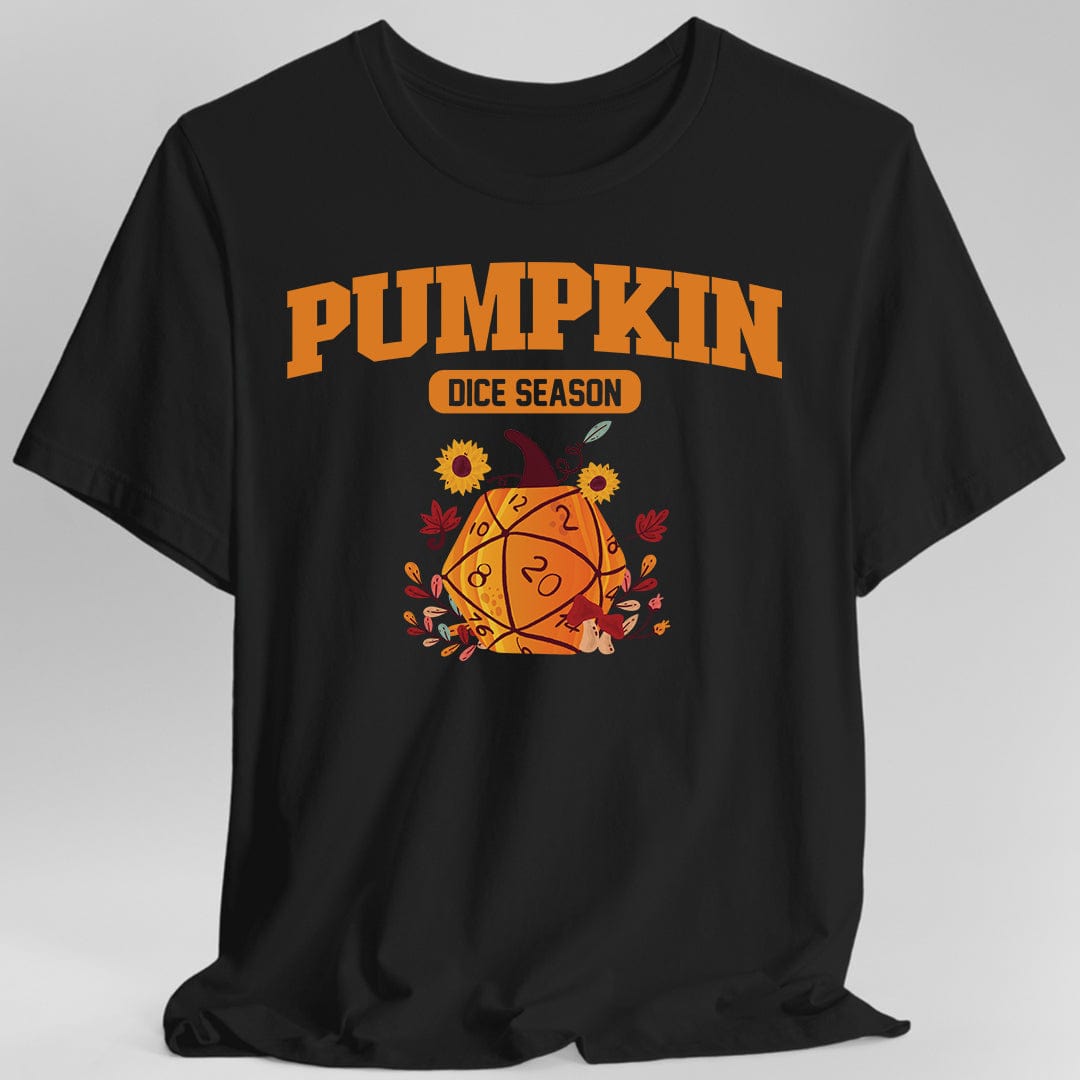 Pumpkin Dice Season – Fall D&D T-Shirt