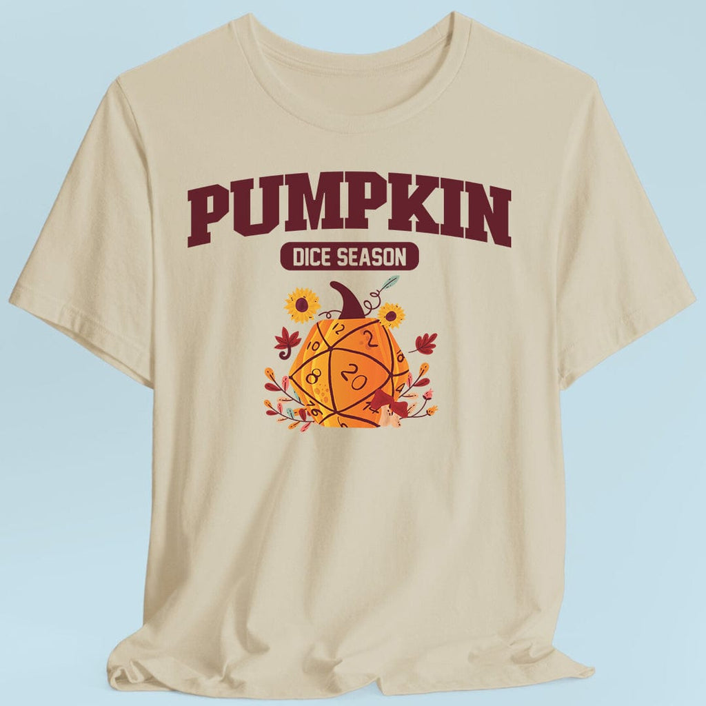 Pumpkin Dice Season – Fall D&D T-Shirt